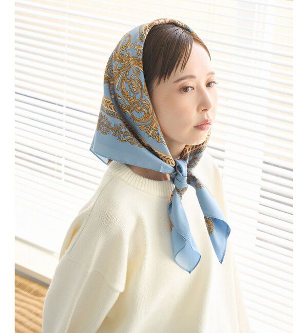 ROPE PICNIC PASSAGE「90&times;90 アソートビンテージライクパターンスカーフ」|バンダナ・スカーフ|