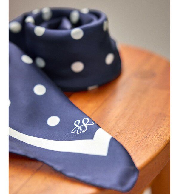 ROPE PICNIC PASSAGE「ドット柄スカーフ」|バンダナ・スカーフ|