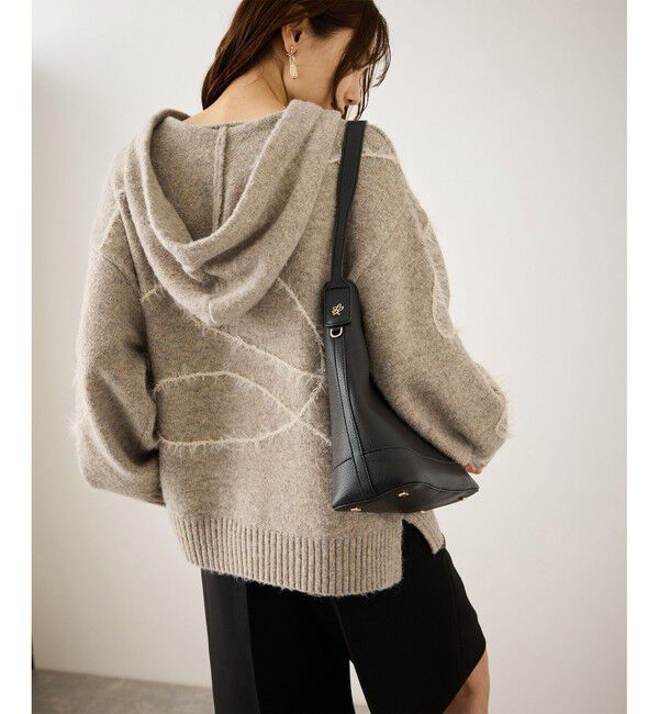 Rope&rsquo;Picnic「コードリンキングニットフーディ」|パーカー|