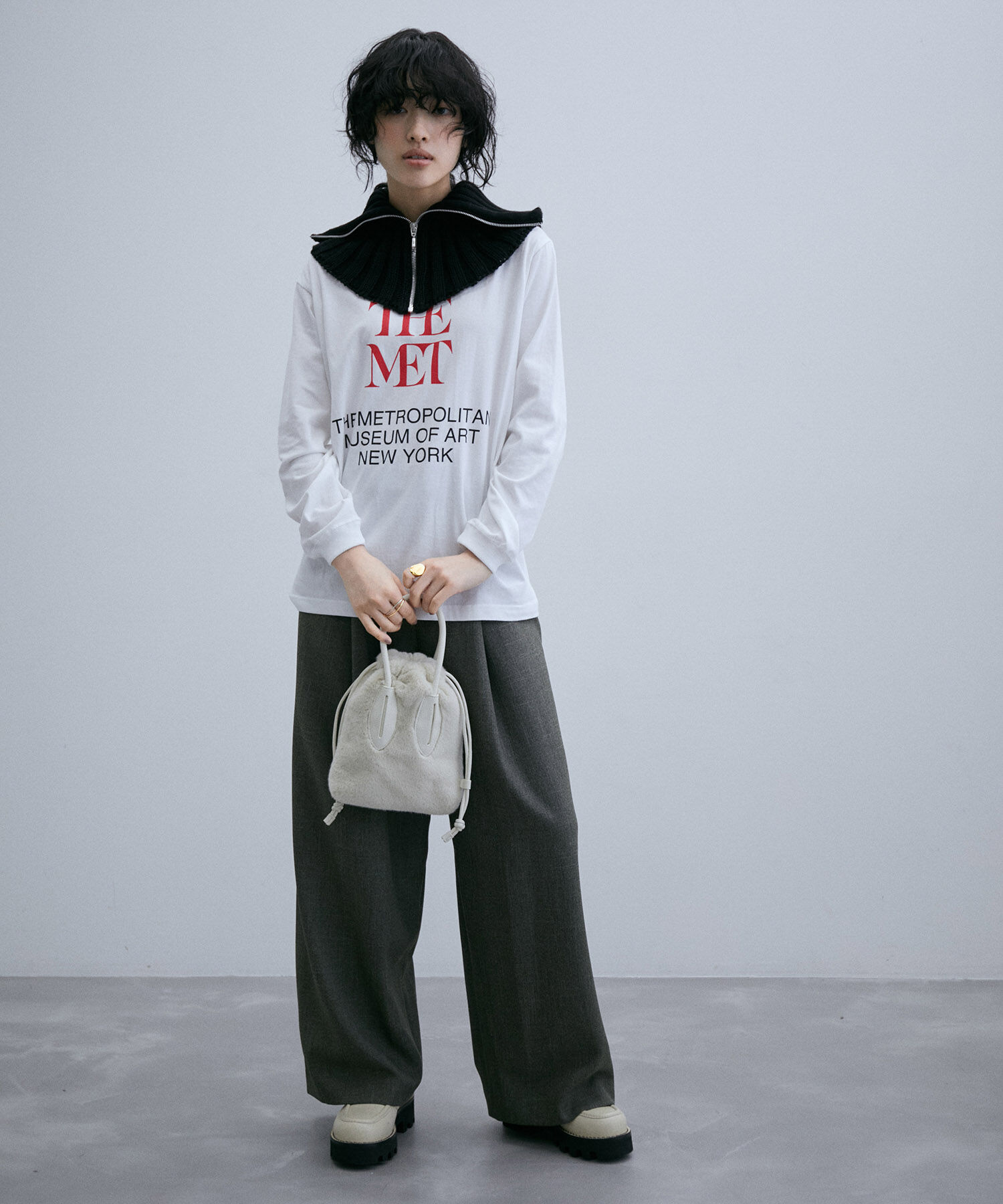 ADAM ET ROPE'「THE MET x ADAM LOGO Tee」|Tシャツ・カットソー|