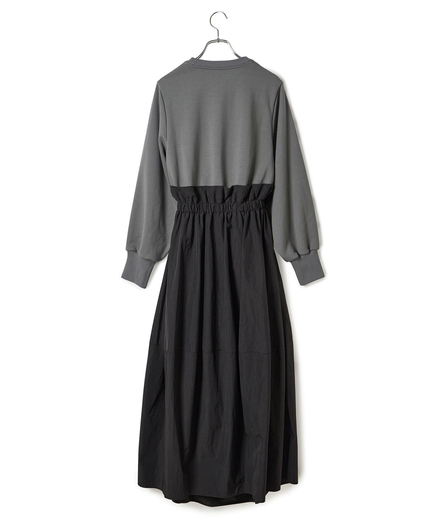 ADAM ET ROPE'「ドロストドッキング裏毛ワンピース」|ワンピース|