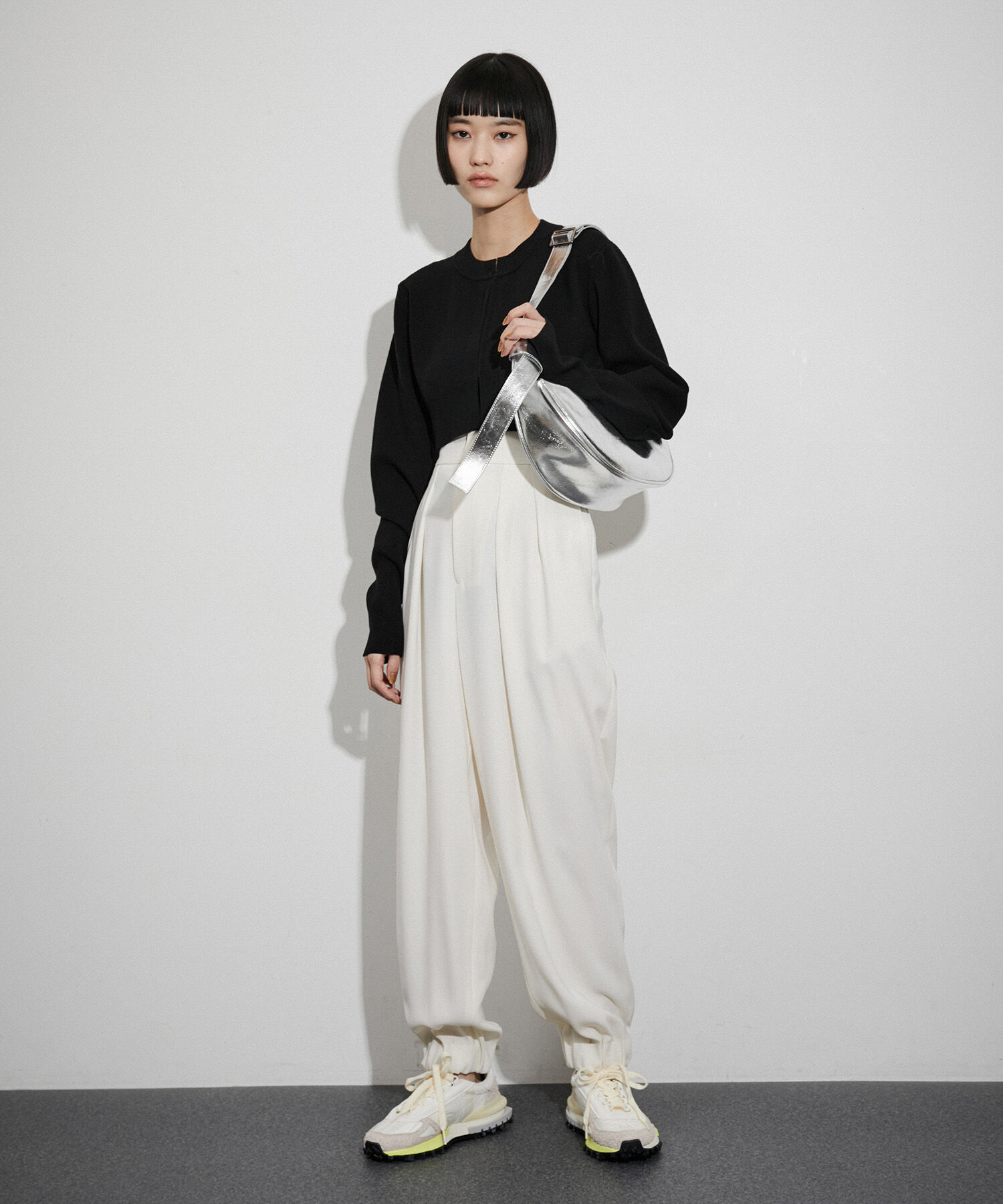 ADAM ET ROPE'「〈SETアイテム〉キャミソールセットクロップドカーディガン」|カーディガン|