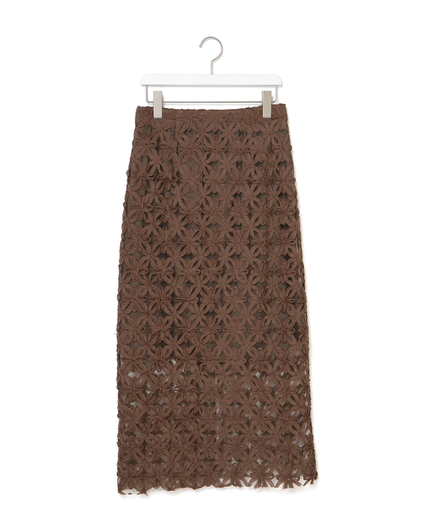 ADAM ET ROPE'「【YOLO for ADAM ET ROPE'】別注 花柄チュールスカート」|スカート|