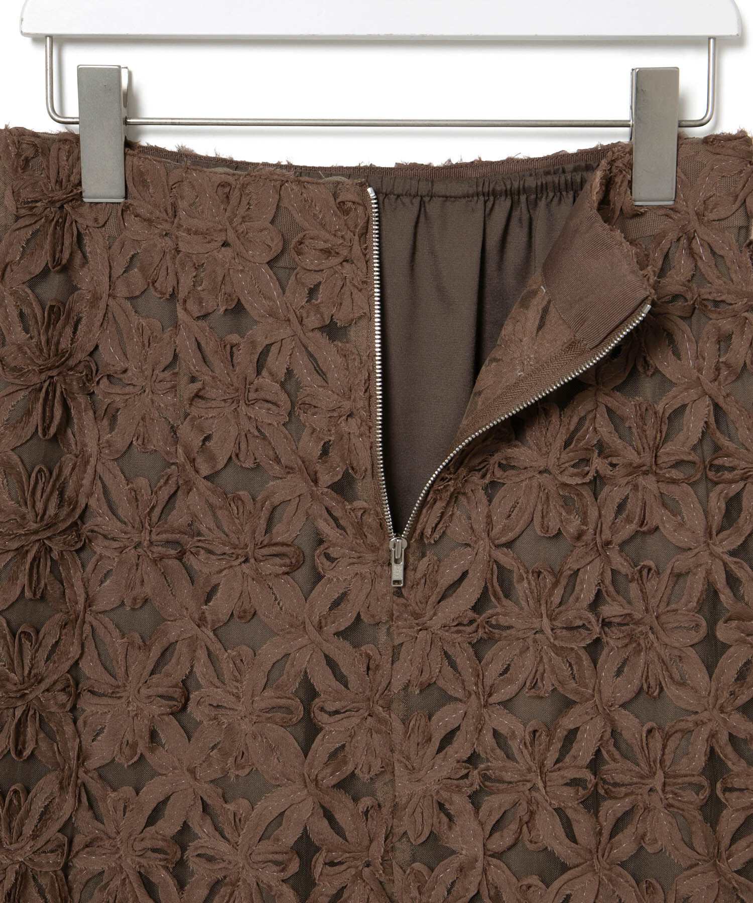 ADAM ET ROPE'「【YOLO for ADAM ET ROPE'】別注 花柄チュールスカート」|スカート|