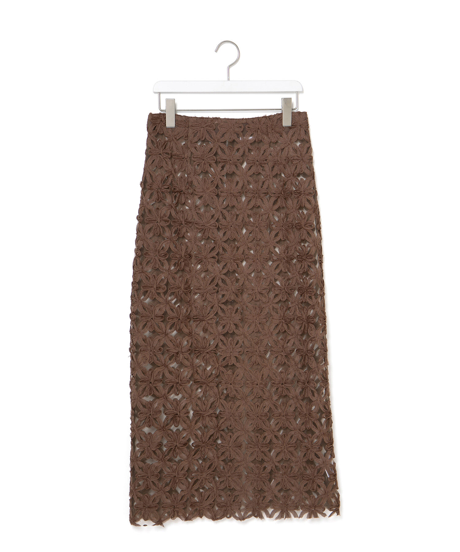 ADAM ET ROPE'「【YOLO for ADAM ET ROPE'】別注 花柄チュールスカート」|スカート|