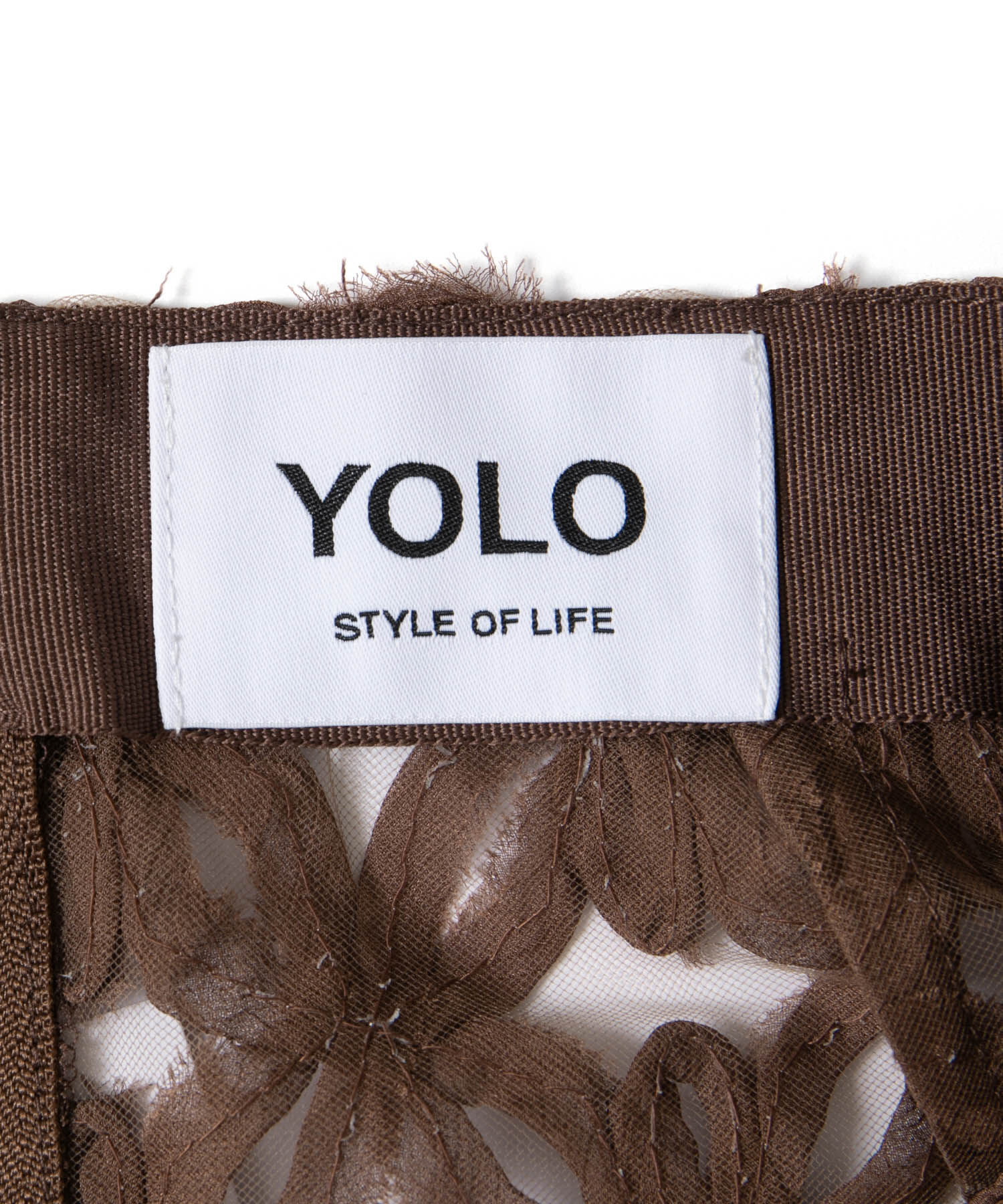 ADAM ET ROPE'「【YOLO for ADAM ET ROPE'】別注 花柄チュールスカート」|スカート|