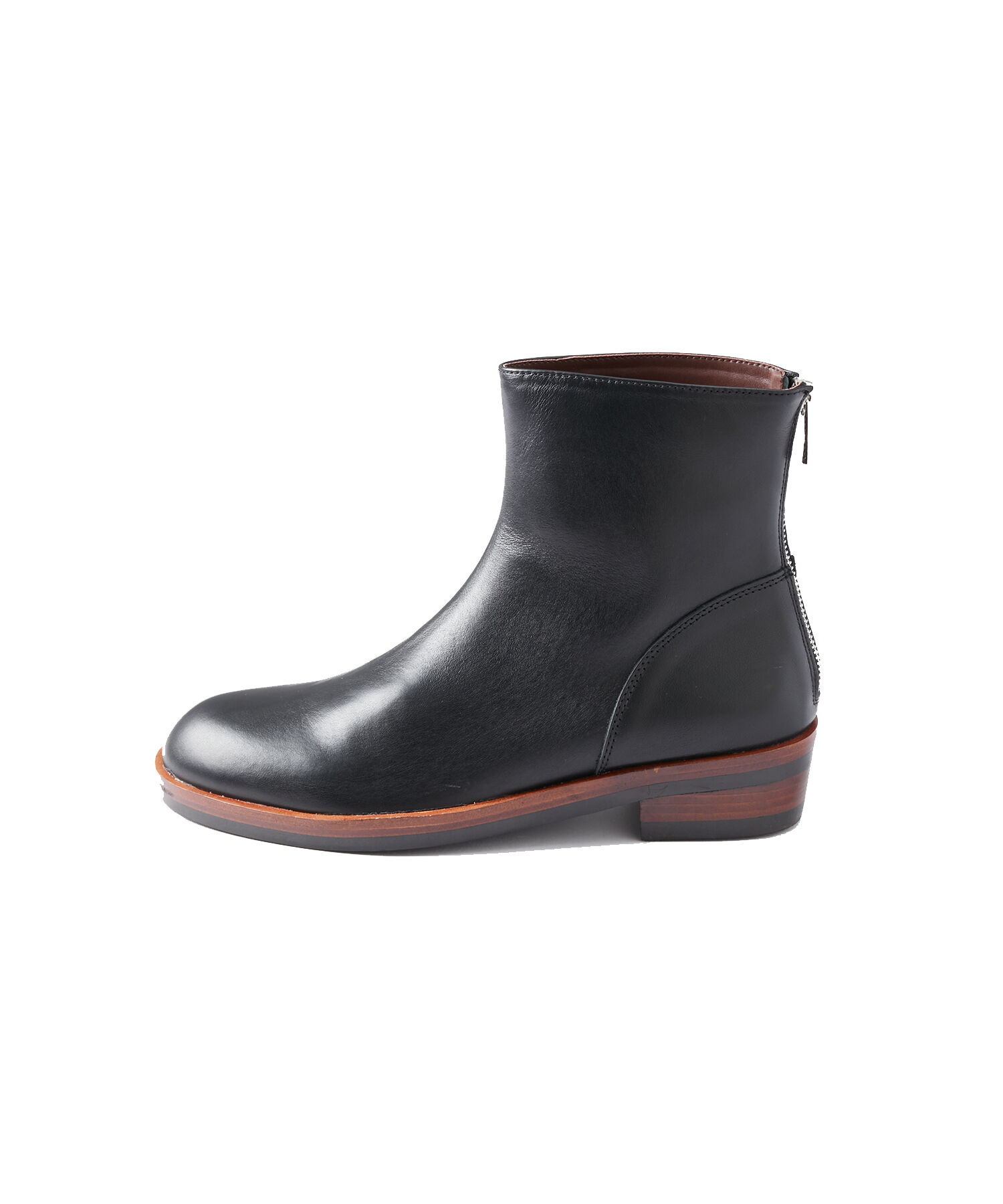 ADAM ET ROPE'「バックジップ ブーツ / リアルレザー」|その他|