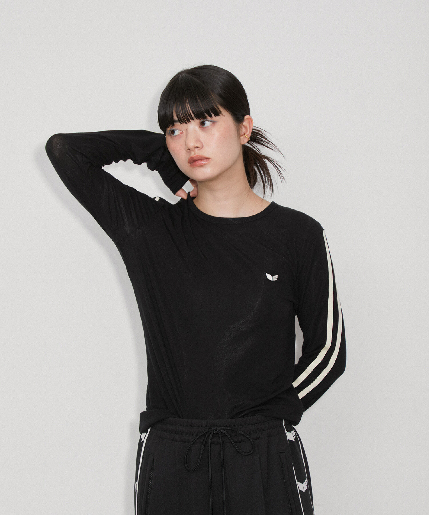 ADAM ET ROPE'「【サステナブル・洗える】erimaベアフライスロンT」|Tシャツ・カットソー|