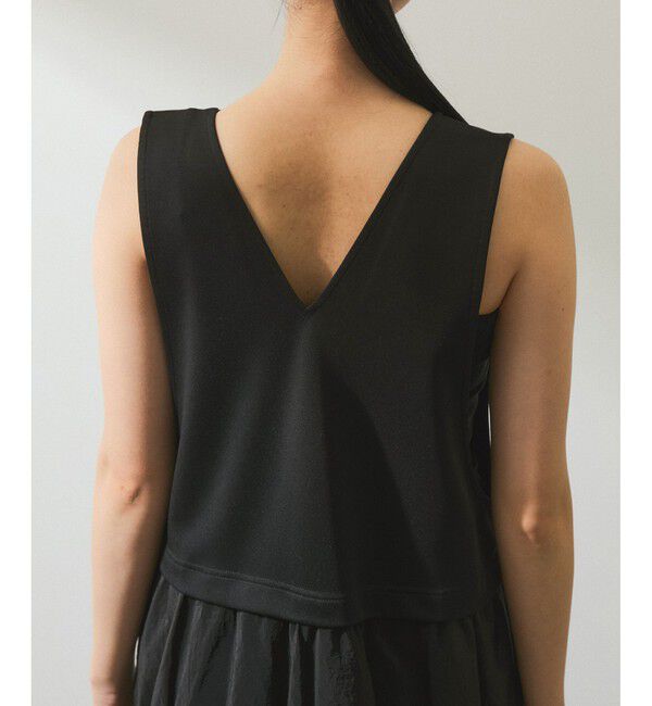 ADAM ET ROPE'「【WEB限定】コンビリボンワンピース」|ワンピース|