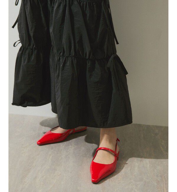 ADAM ET ROPE'「【WEB限定】コンビリボンワンピース」|ワンピース|