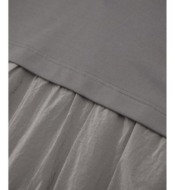 ADAM ET ROPE'「【WEB限定】コンビリボンワンピース」|ワンピース|