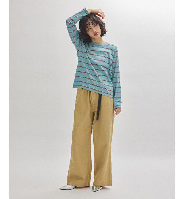 ADAM ET ROPE'「【RYE TENDER（ライ テンダー）】MERCER L/S TEE - STRIPE」|Tシャツ・カットソー|