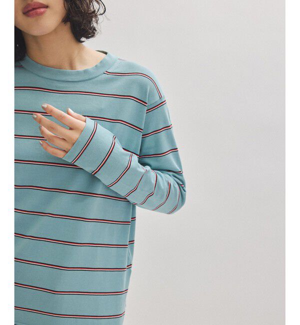 ADAM ET ROPE'「【RYE TENDER（ライ テンダー）】MERCER L/S TEE - STRIPE」|Tシャツ・カットソー|