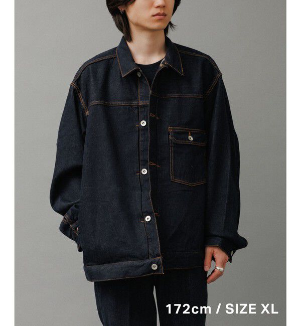 ADAM ET ROPE'「ブリーチ デニムジャケット / ADAM ET ROPE' JEANS -PERS-」|デニムジャケット|