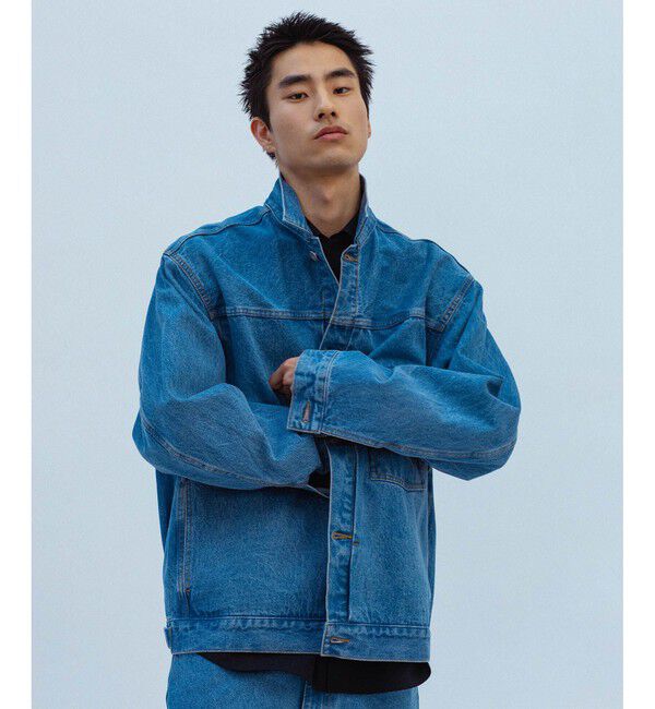 ADAM ET ROPE'「ブリーチ デニムジャケット / ADAM ET ROPE' JEANS -PERS-」|デニムジャケット|