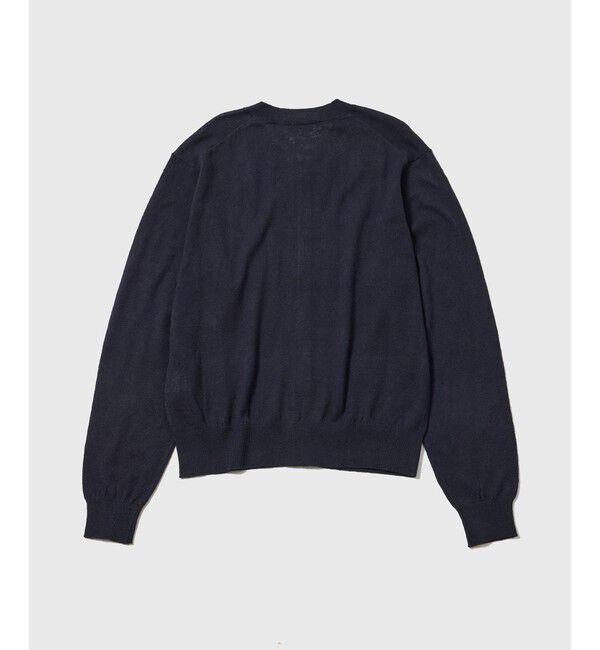 ADAM ET ROPE'「リネン コットン ジップ カーディガン / ロングシーズン着用可能」|カーディガン|