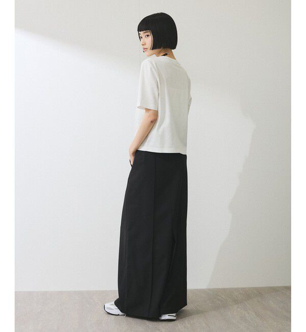 ADAM ET ROPE'「【WEB限定】・【サステナブル】ハートモチーフTシャツ」|Tシャツ・カットソー|