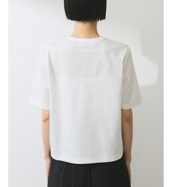 ADAM ET ROPE'「【WEB限定】・【サステナブル】ハートモチーフTシャツ」|Tシャツ・カットソー|