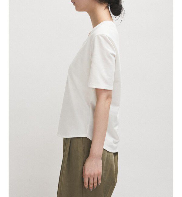 ADAM ET ROPE'「【EMOELLE】UネックTEE」|Tシャツ・カットソー|