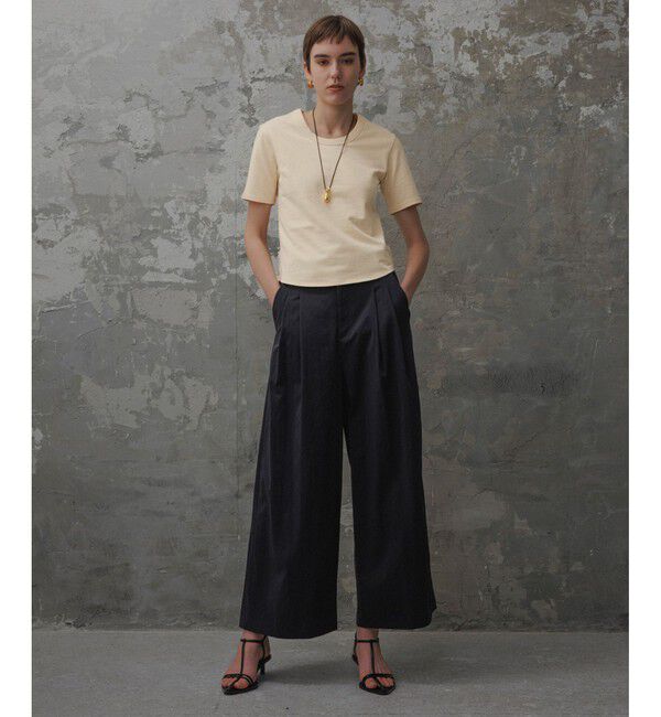 ADAM ET ROPE'「【EMOELLE】UネックTEE」|Tシャツ・カットソー|