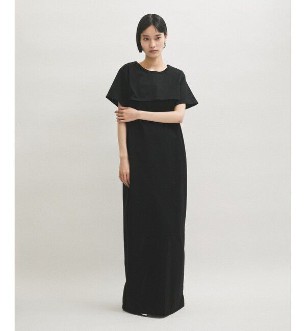 ADAM ET ROPE'「セットジャージーワンピース」|ワンピース|ブラック(01)