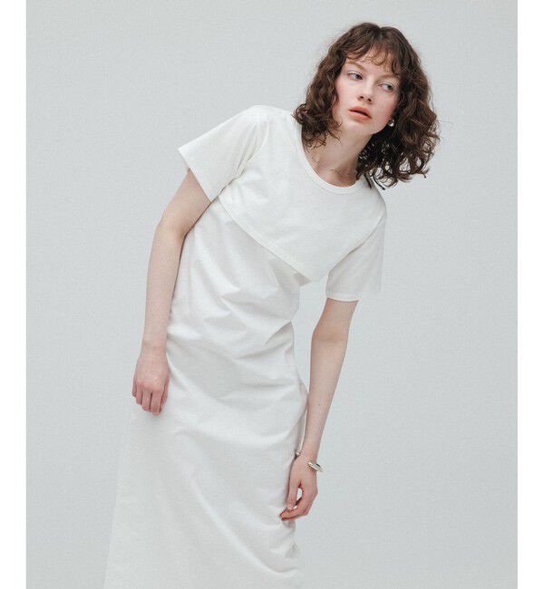ADAM ET ROPE'「セットジャージーワンピース」|ワンピース|ホワイト系(12)