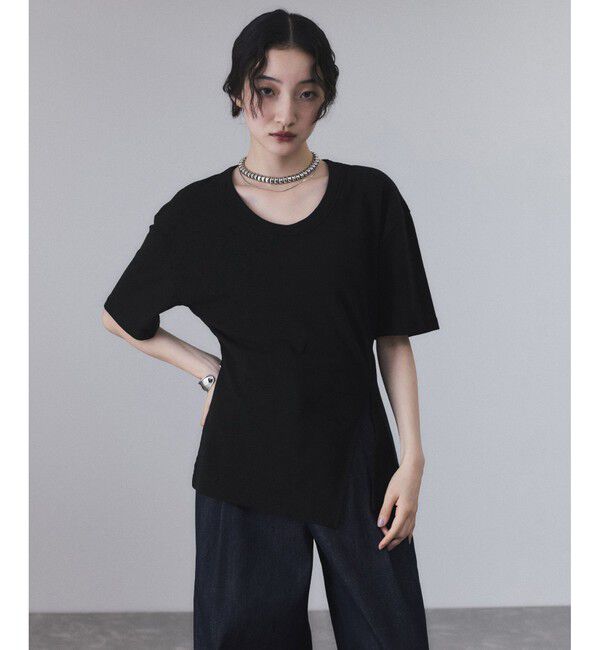 ADAM ET ROPE'「シェイプTシャツ」|Tシャツ・カットソー|