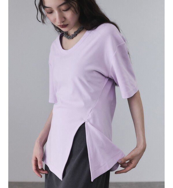 ADAM ET ROPE'「シェイプTシャツ」|Tシャツ・カットソー|