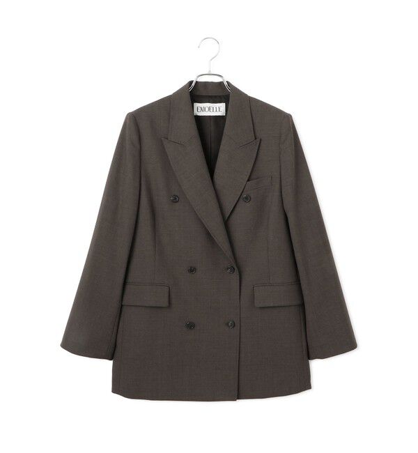 ADAM ET ROPE'「【EMOELLE】ボックスジャケット」|テーラードジャケット|