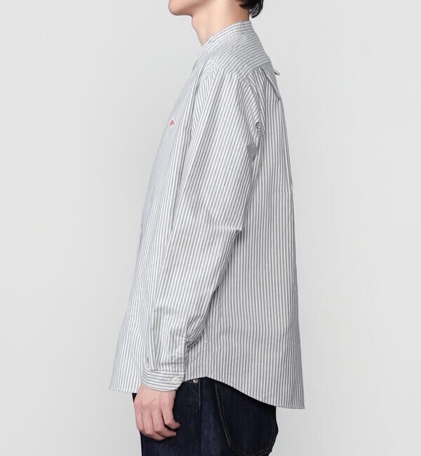 DANTON「DANTON | オックスフォード バンドカラーシャツ STRIPE MEN」|シャツ・ブラウス|