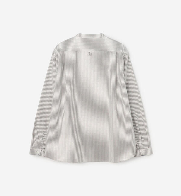 DANTON「DANTON | オックスフォード バンドカラーシャツ STRIPE MEN」|シャツ・ブラウス|