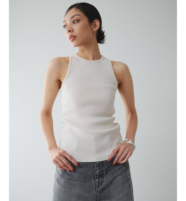 GEMINI「【GEMINI】アメスリRIBタンクトップ」|ニット・セーター|