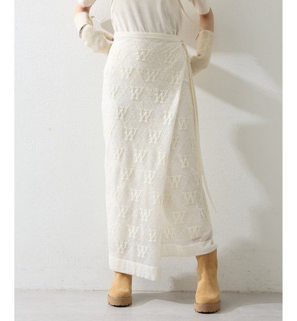  「ジャガードラップスカート」|スカート|