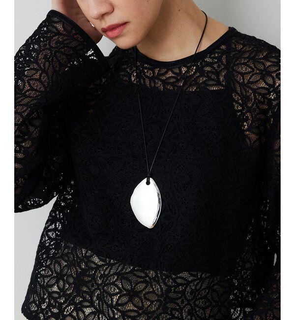 Hoaw.「【Hoaw.】Oval cord ネックレス」|リング|シルバー