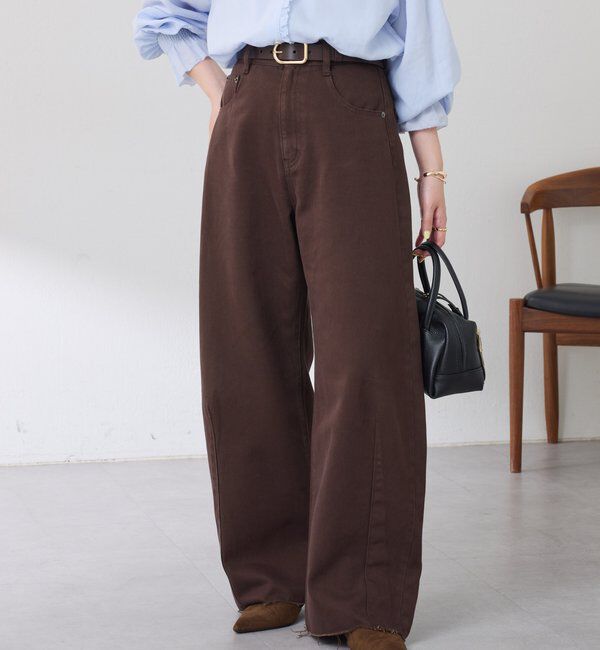  「【累計販売2.４万本】ブルージュデニム」|デニム|ブラウン