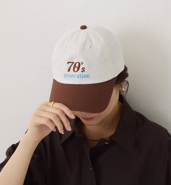  「【PAPILLONNER/パピヨネ】70&rsquo;sキャップ」|ハット|