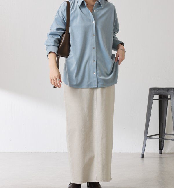  「メタルボタンコーデュロイシャツ」|シャツ・ブラウス|