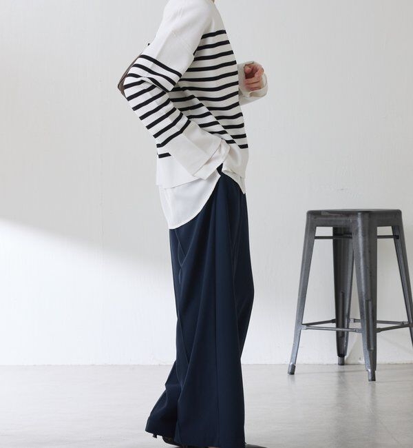  「《予約販売中》【高機能/マイナス3kg/5サイズ展開】ジャージワイドパンツ」|チノ|