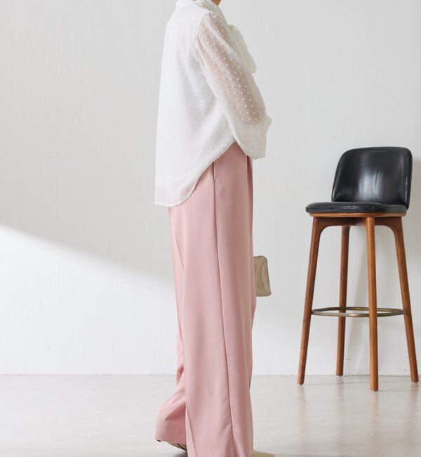  「《予約販売中》【高機能/マイナス3kg/5サイズ展開】ジャージワイドパンツ」|チノ|