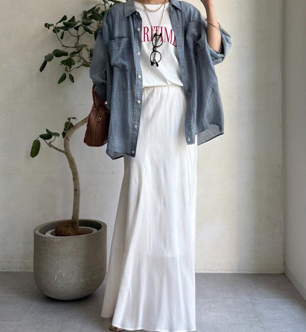  「キュプラフレアスカート」|スカート|