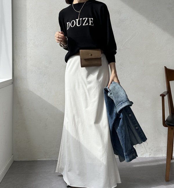  「【WEB限定】DOUZE インターシャロゴニット」|ニット・セーター|