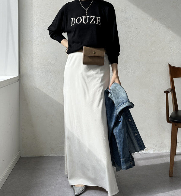  「【WEB限定】DOUZE インターシャロゴニット」|ニット・セーター|