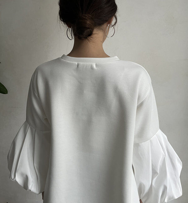  「【WEB限定】バルーンスリーブプルオーバー」|Tシャツ・カットソー|