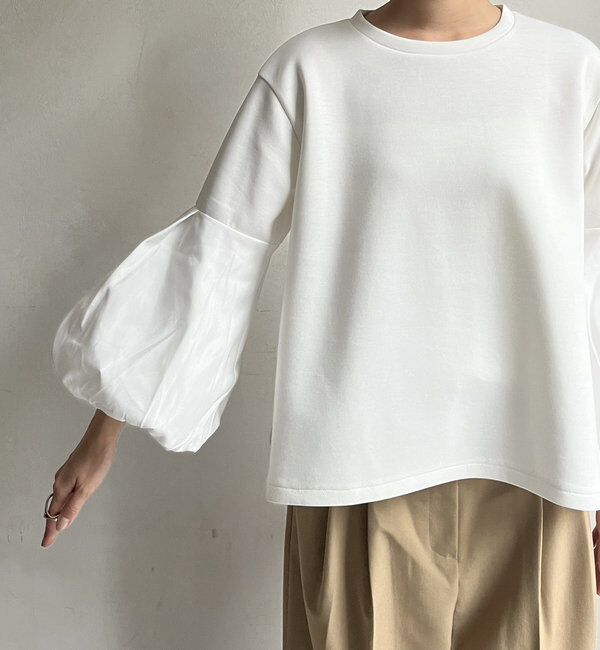  「【WEB限定】バルーンスリーブプルオーバー」|Tシャツ・カットソー|