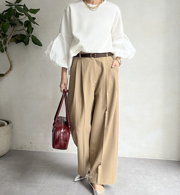  「【WEB限定】バルーンスリーブプルオーバー」|Tシャツ・カットソー|