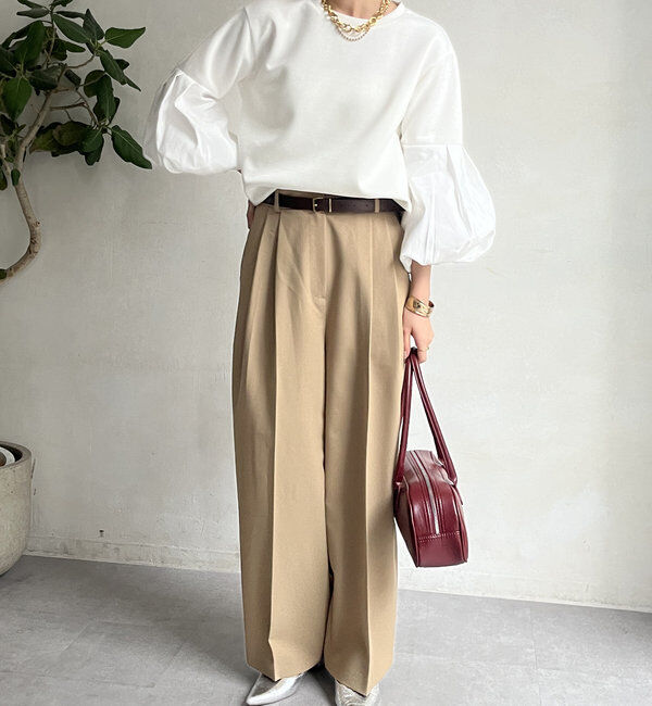  「【WEB限定】バルーンスリーブプルオーバー」|Tシャツ・カットソー|