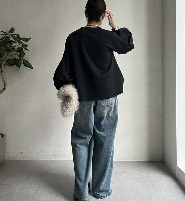  「【WEB限定】バルーンスリーブプルオーバー」|Tシャツ・カットソー|