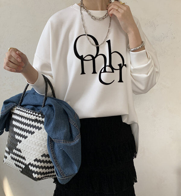  「【WEB限定】ポンチョロゴプルオーバー」|Tシャツ・カットソー|