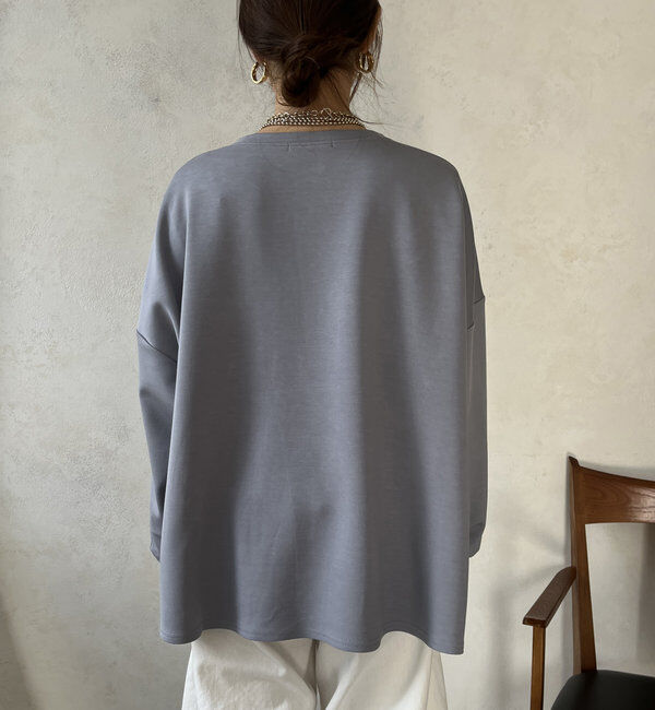  「【WEB限定】ポンチョロゴプルオーバー」|Tシャツ・カットソー|