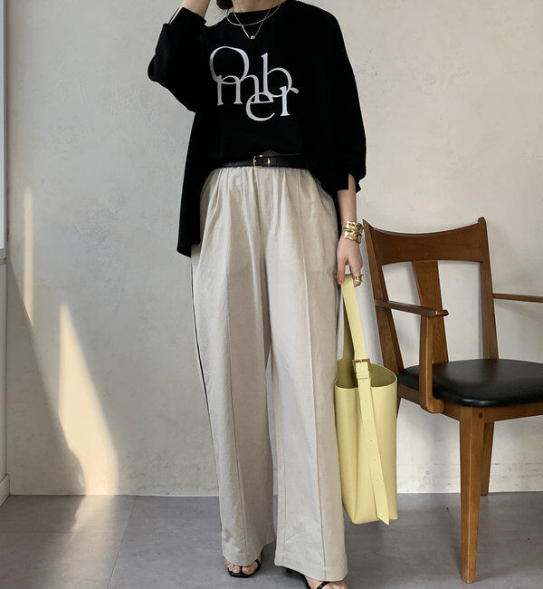  「【WEB限定】ポンチョロゴプルオーバー」|Tシャツ・カットソー|